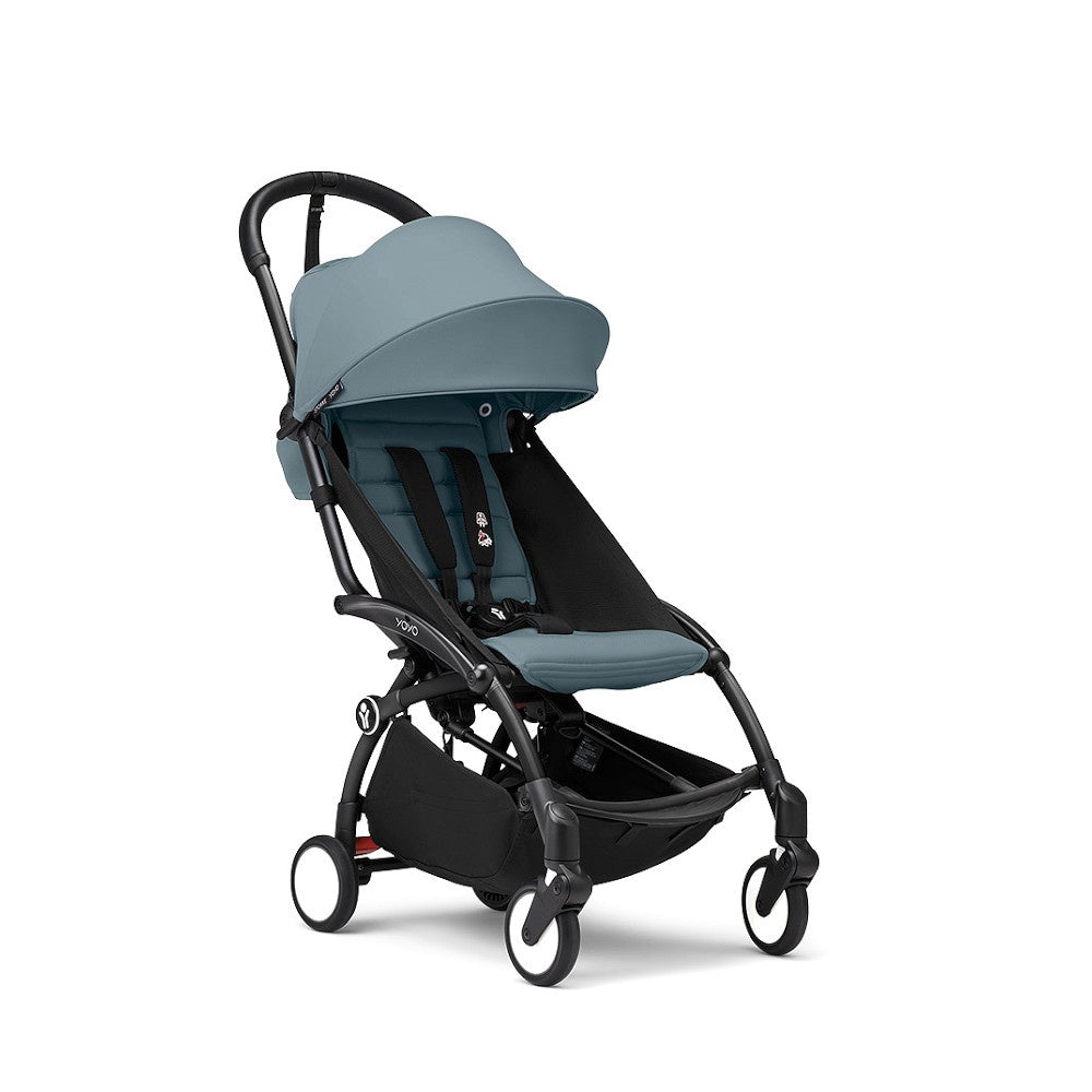 Stokke YOYO³ Stroller Bundle with 6+ Color Pack - Black Frame