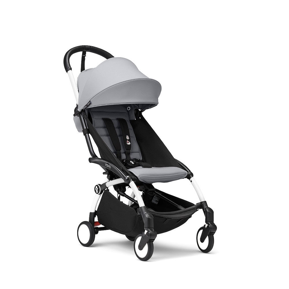 Stokke YOYO³ Stroller Bundle with 6+ Color Pack - White Frame
