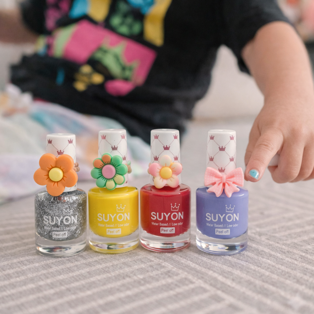 Suyon Nail Polish With Hair Elastic