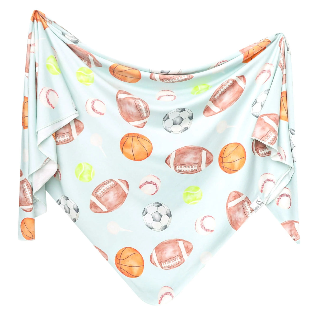 Copper Pearl Knit Swaddle Blanket - Sports Medly