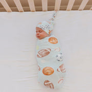Copper Pearl Knit Swaddle Blanket - Sports Medly