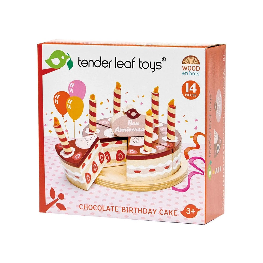 Tender Leaf Chocolate Birthday Cake