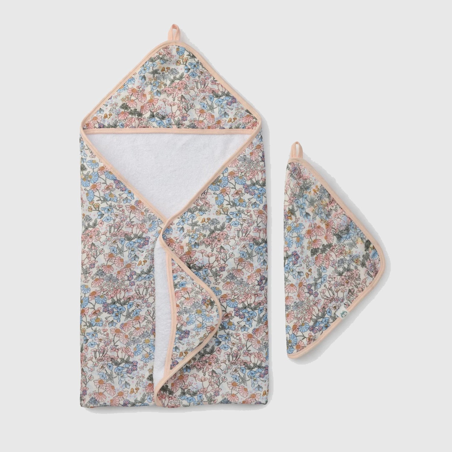 Loulou Lollipop Hooded Towel Set - English Garden