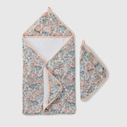 Loulou Lollipop Hooded Towel Set - English Garden