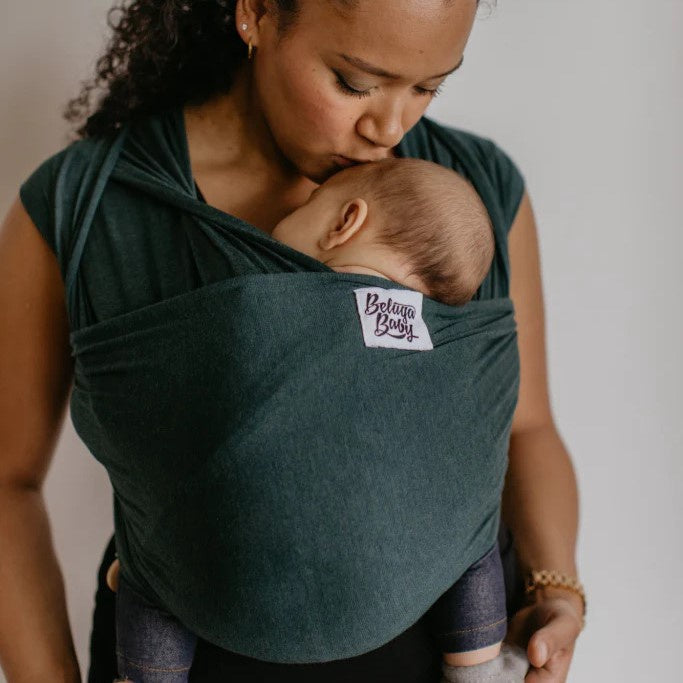 Beluga Baby Carrier Wrap - The Spruce (Heather Teal)