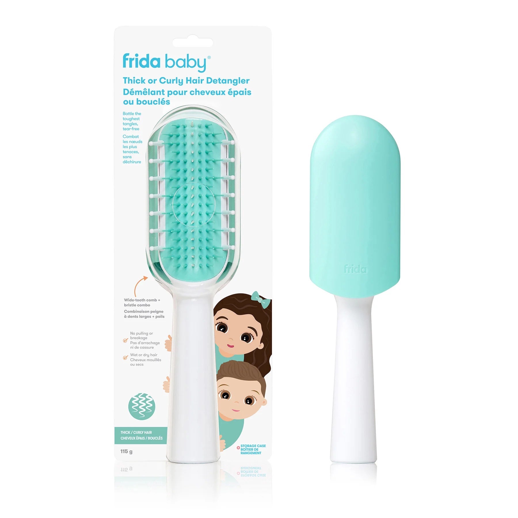 FridaBaby Thick or Curly Hair Detangler Brush