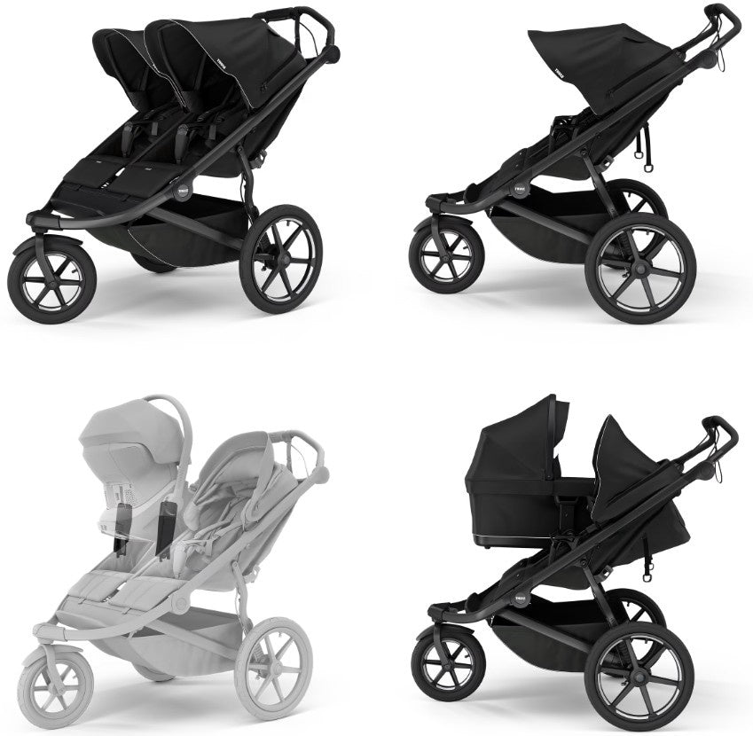 Thule Urban Glide 3 Double Stroller - Black