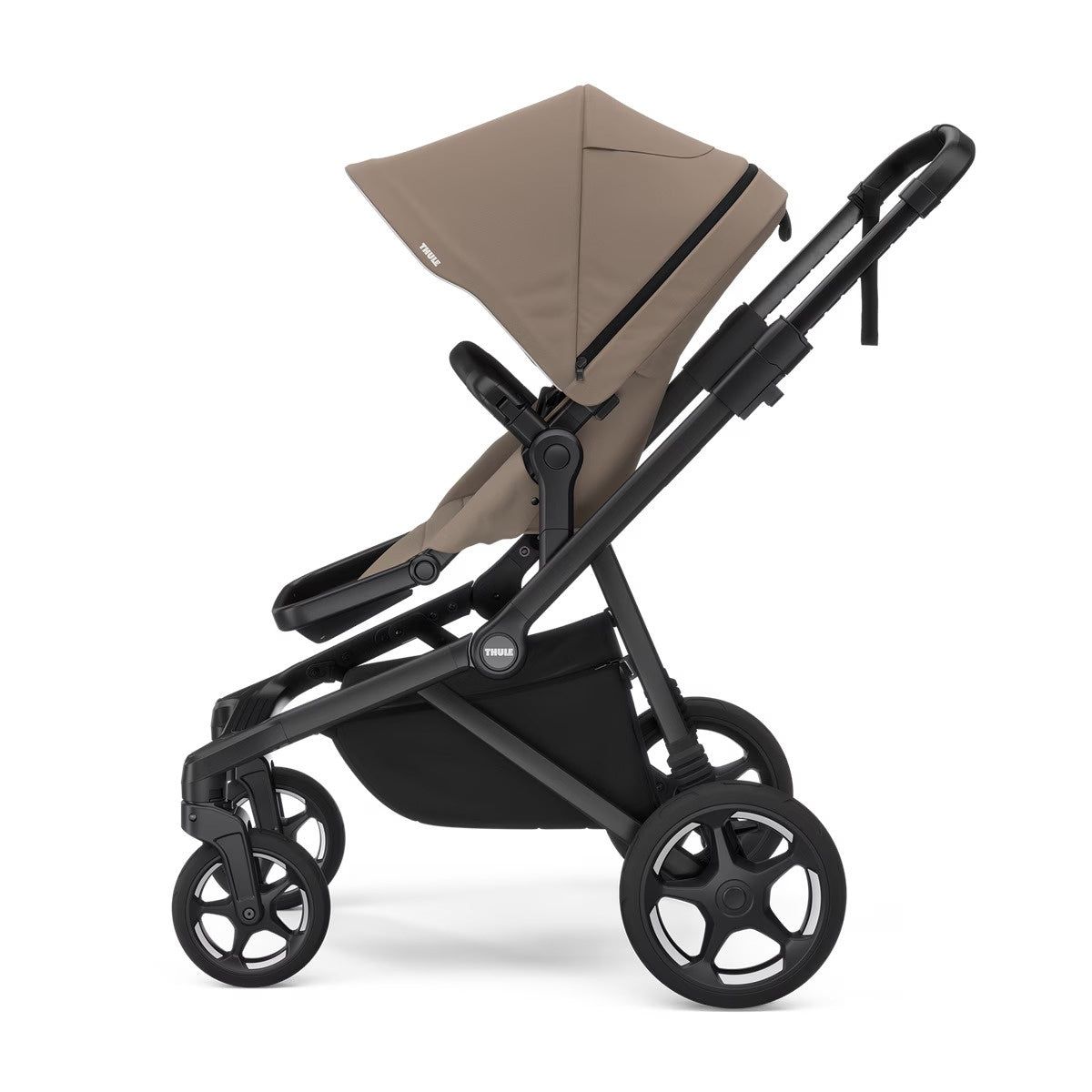 brown Thule Sleek 2 Stroller 
