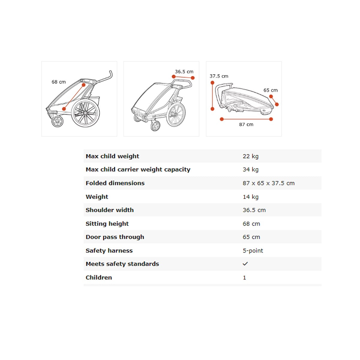 size Chariot_Sport_Bike_Trailer_