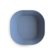 Mushie Square Dinnerware Bowls Set of 2 - Twilight Blue