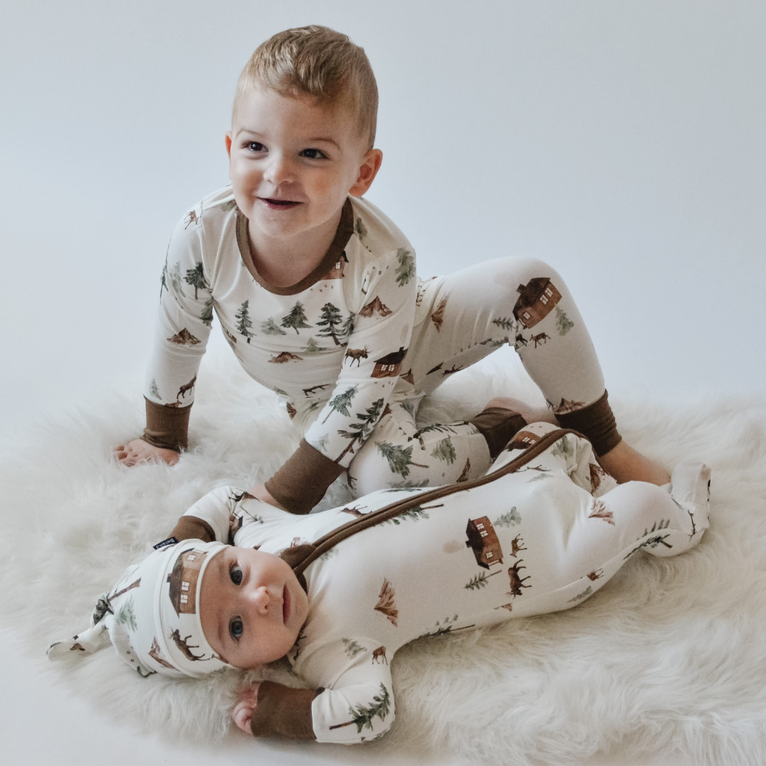 Long Sleeve PJ Set - Moose