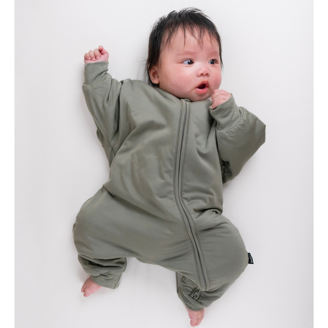 1.0 TOG Quilted Romper - Moss