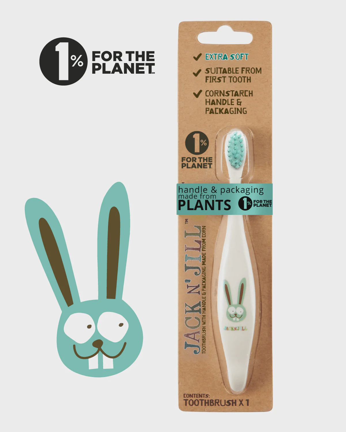 Jack N' Jill Kids Toothbrush - Bunny