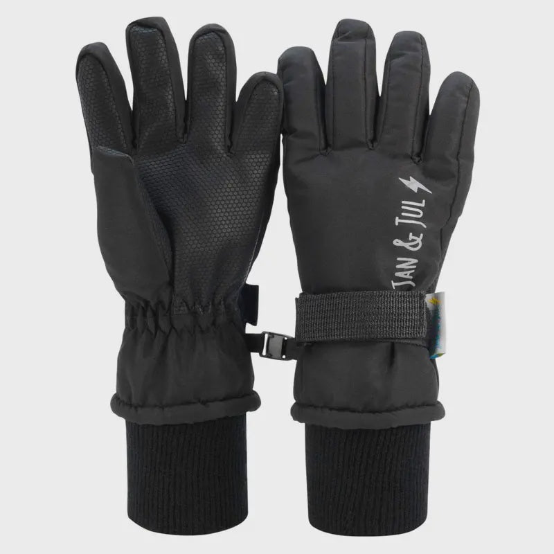 Jan & Jul  Snow Gloves - Black
