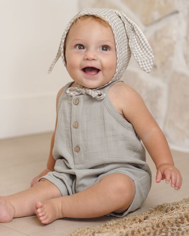 Quincy Mae Oakley Romper - Sage
