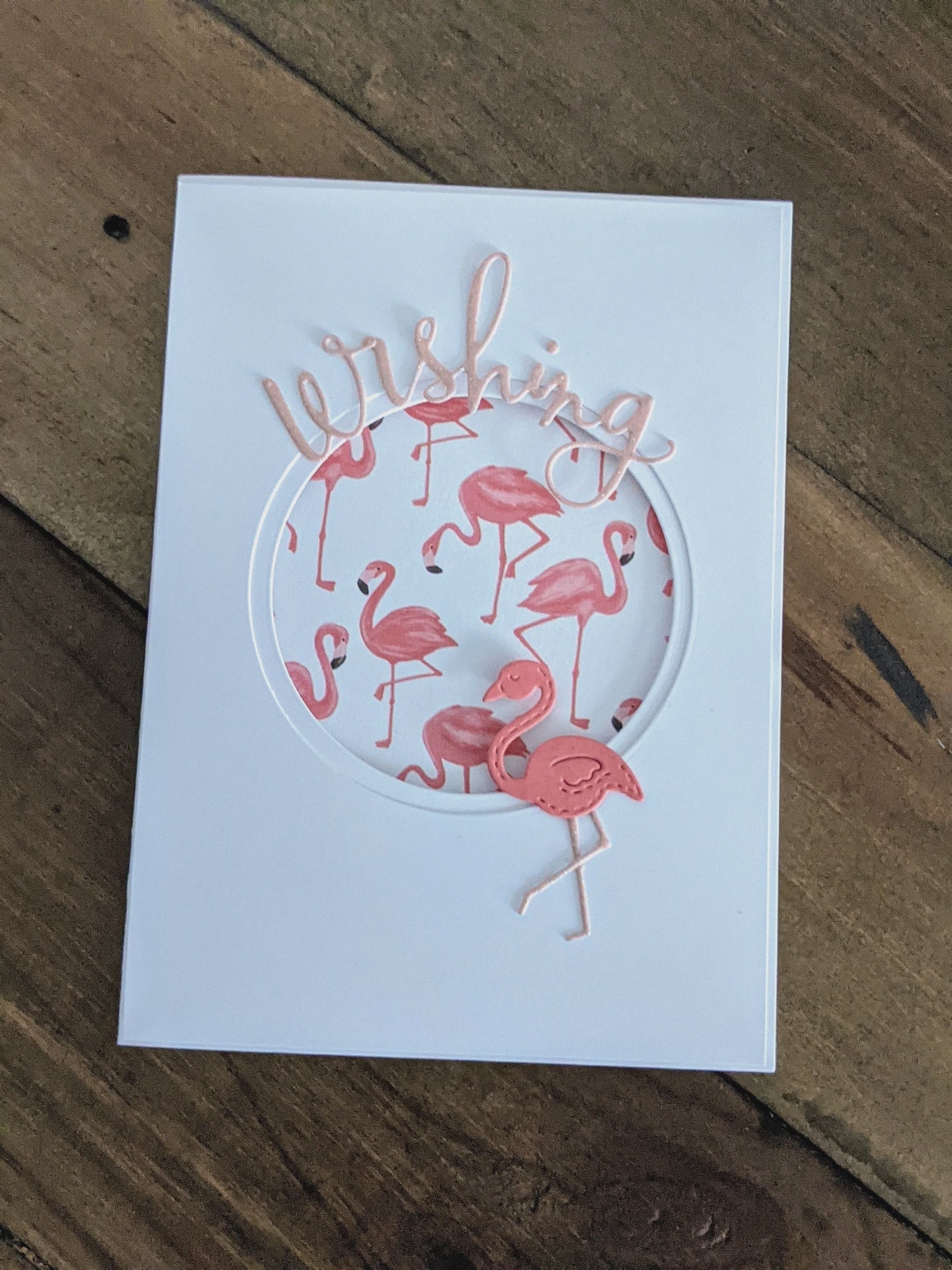 Lovely Paper Design Flocking Fabulous Card