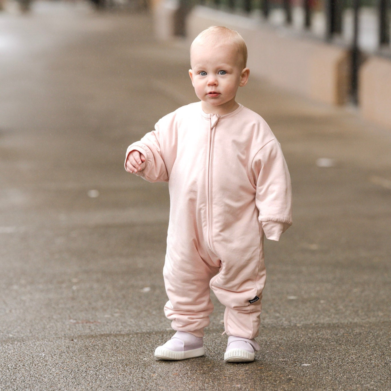 1.0 TOG Quilted Romper - Rose Quartz