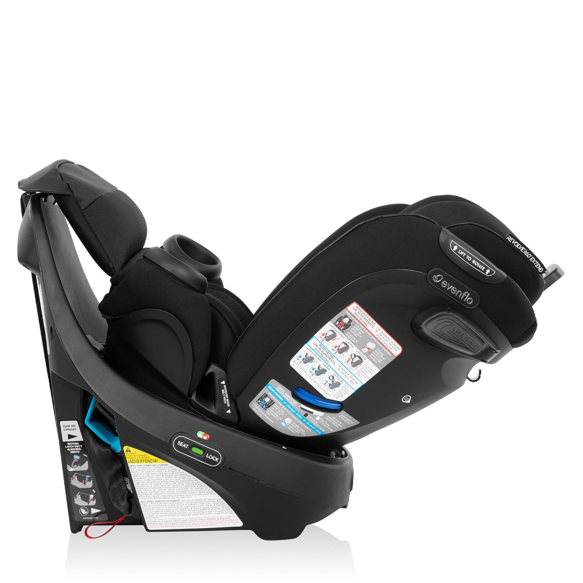 Evenflo Gold Revolve360 Extend All-In-One Rotational Car Seat with Sensorsafe