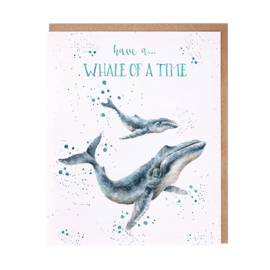 Wrendale Designs Whale of a Time Card