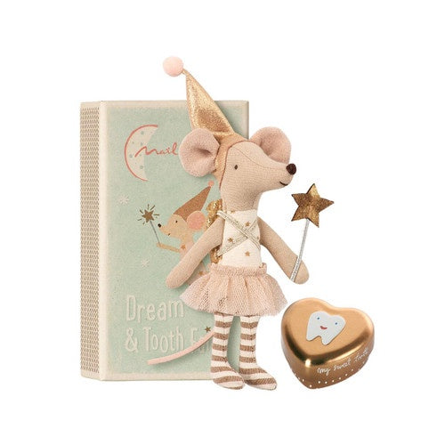 Maileg Tooth Fairy, Big Sister Mouse Gold