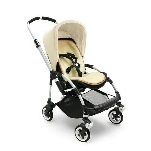 Bugaboo Wool Seat Liner Off White / Grey - Double Sided