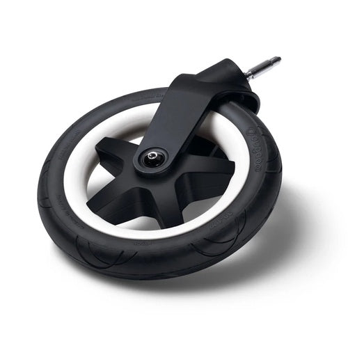 Bugaboo Donkey(all Model)/Buffalo 10 Inch Front Swivel Wheel with fork (Foam) - White
