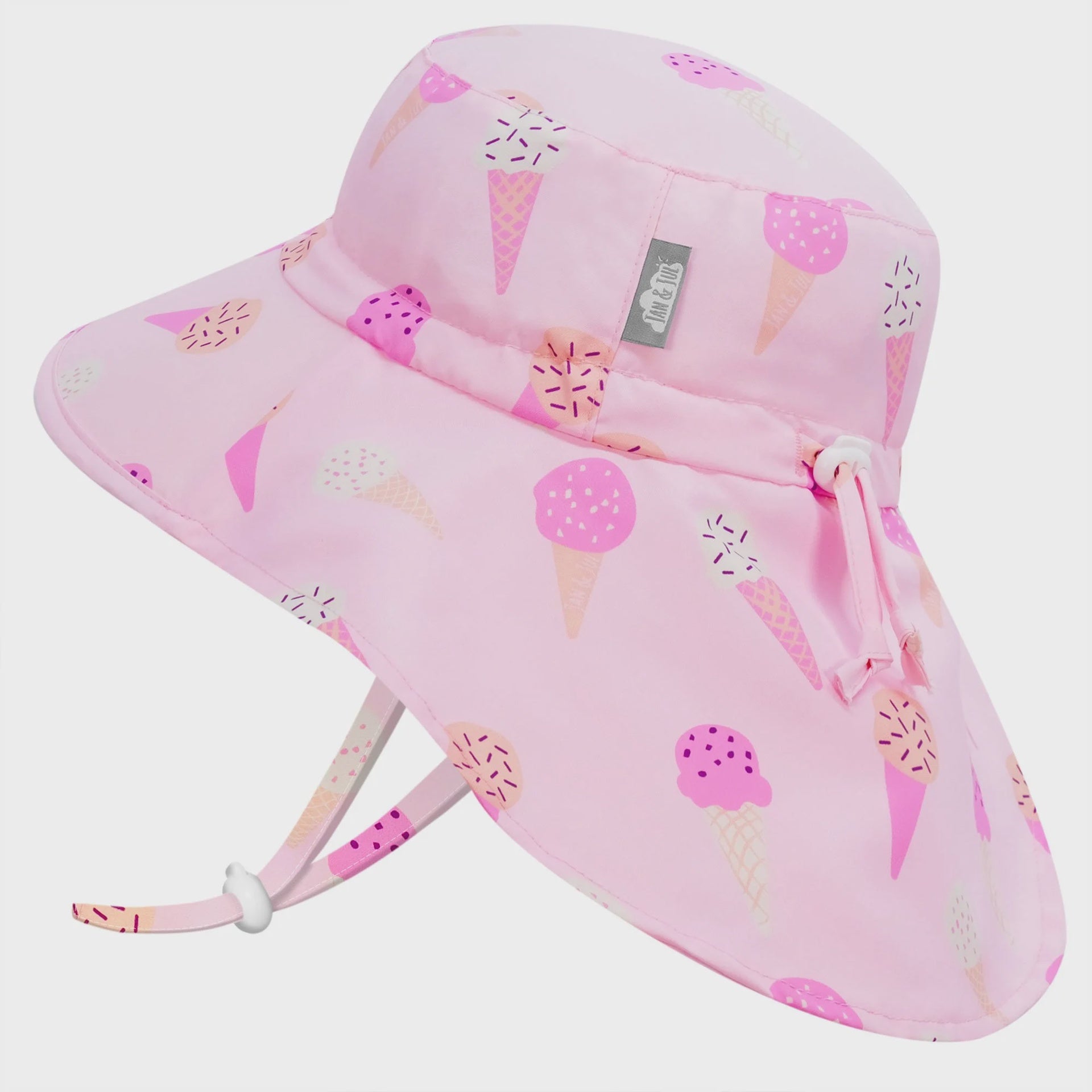 Jan & Jul Aqua-Dry Adventure Hat - Pink Ice Cream