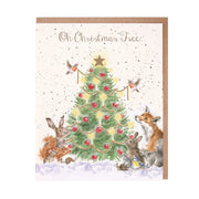 Wrendale Designs Oh Christmas Tree Card