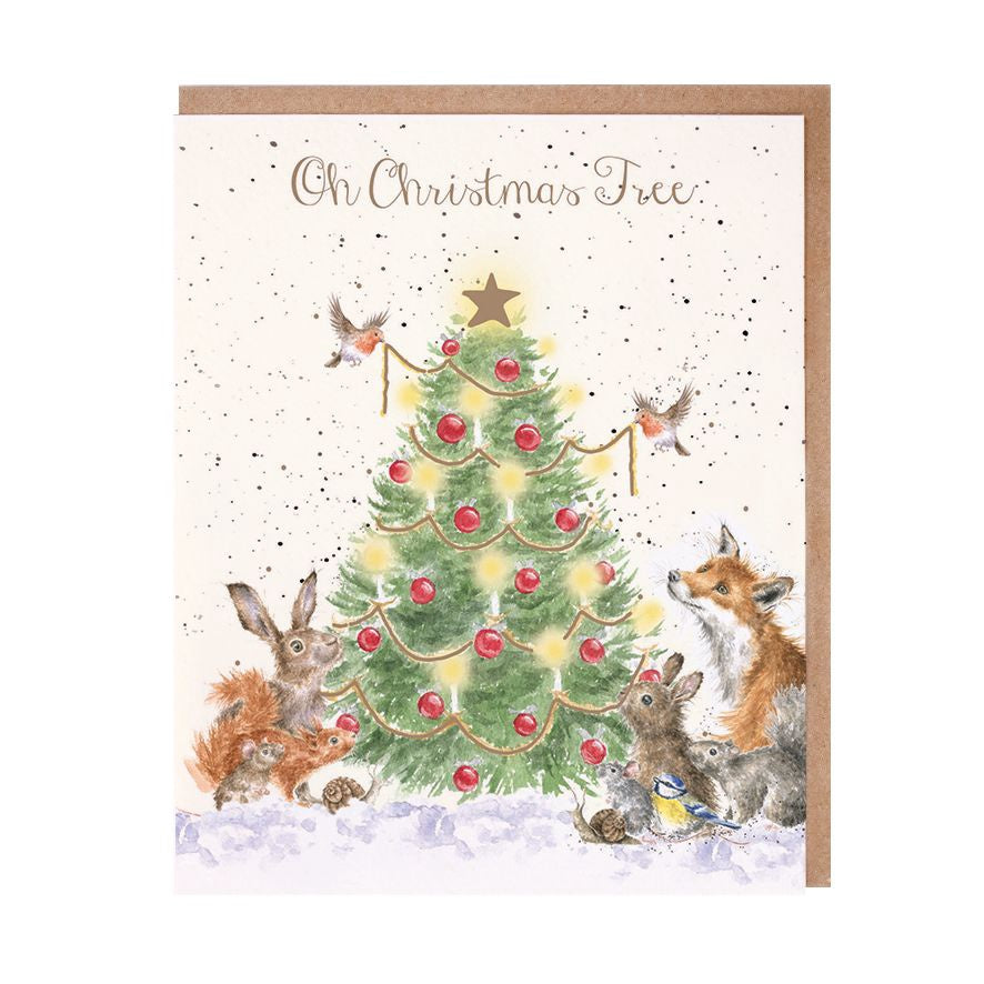 Wrendale Designs Oh Christmas Tree Card