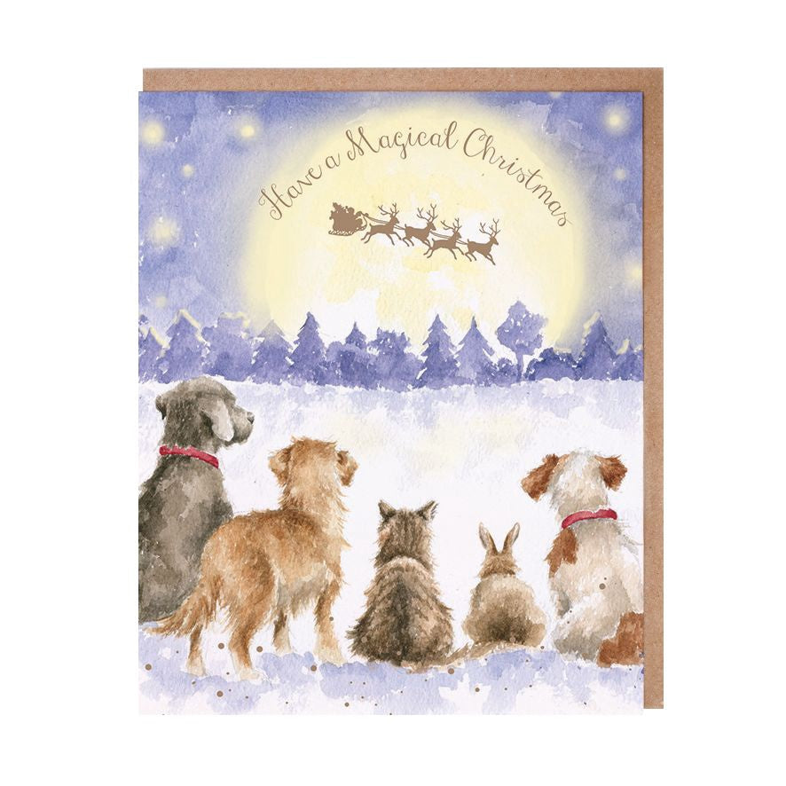 Wrendale Designs A Magical Christmas Card