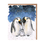 Wrendale Designs A Family Christmas Penguin Card