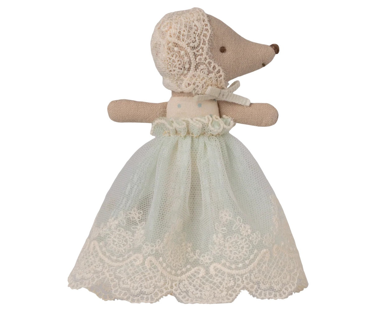 Maileg Baby Mouse in Gown