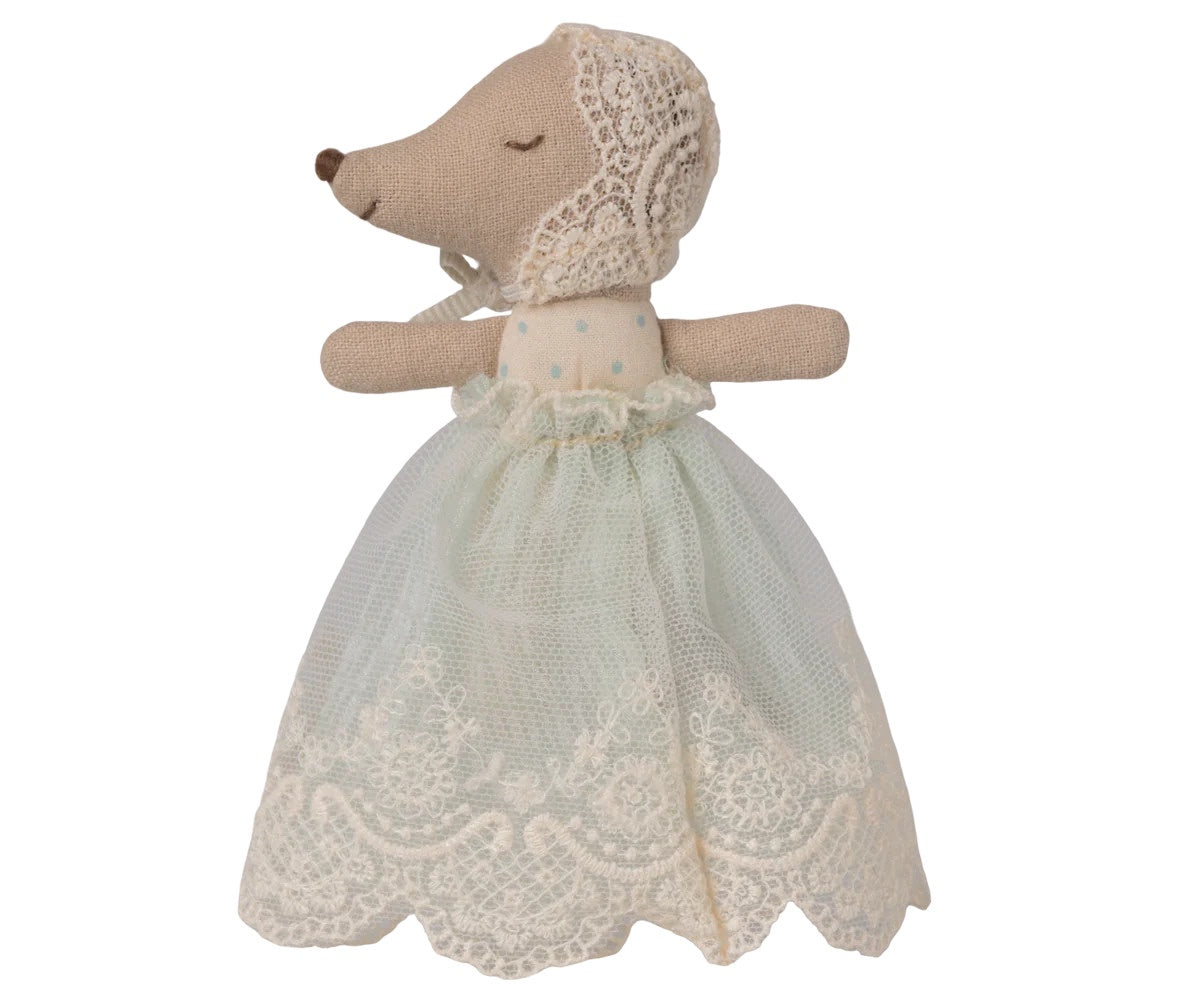 Maileg Baby Mouse in Gown