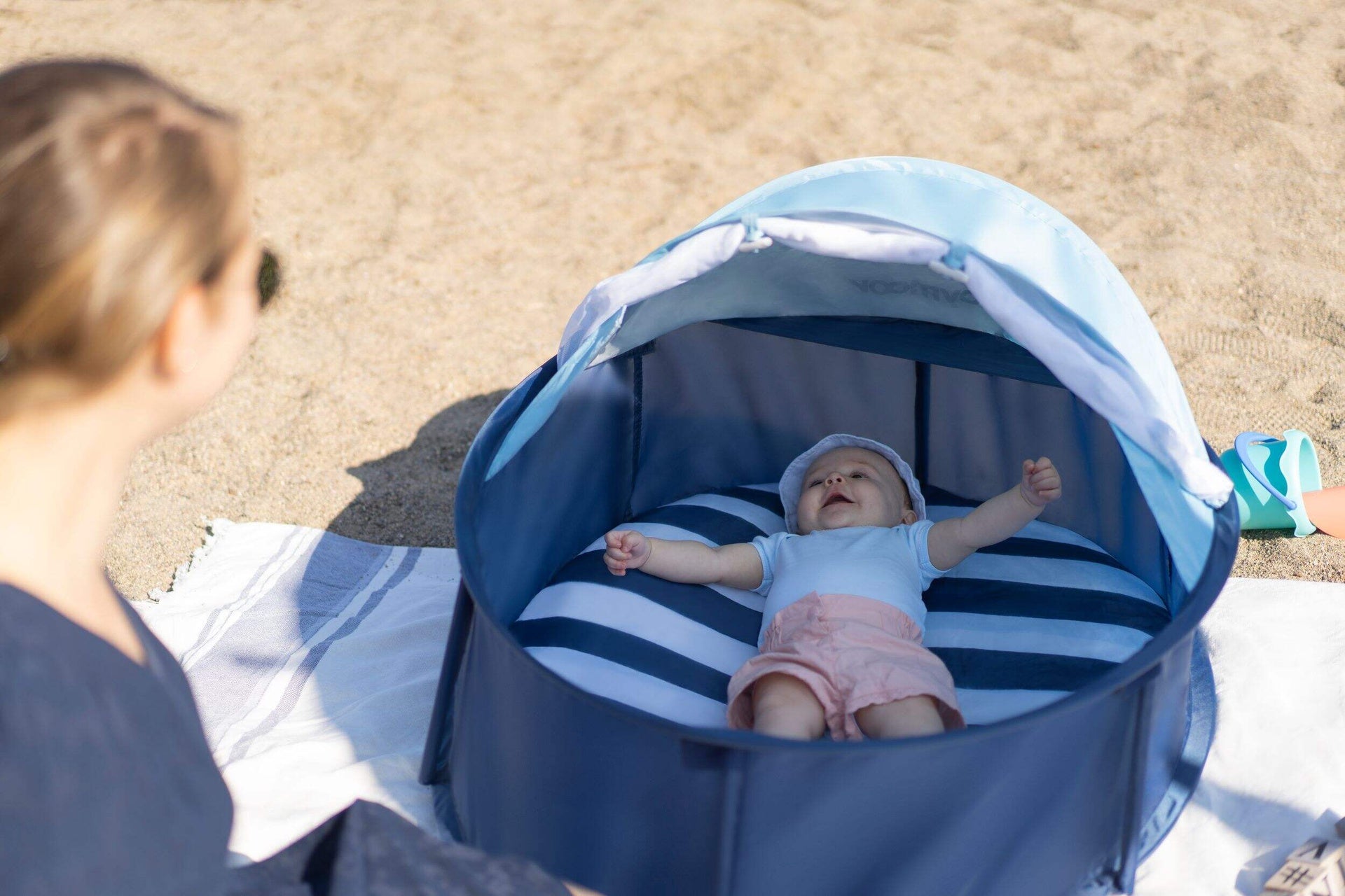 BabyMoov Babyni Marine 2-in-1 UV Pop-Up Play Nest