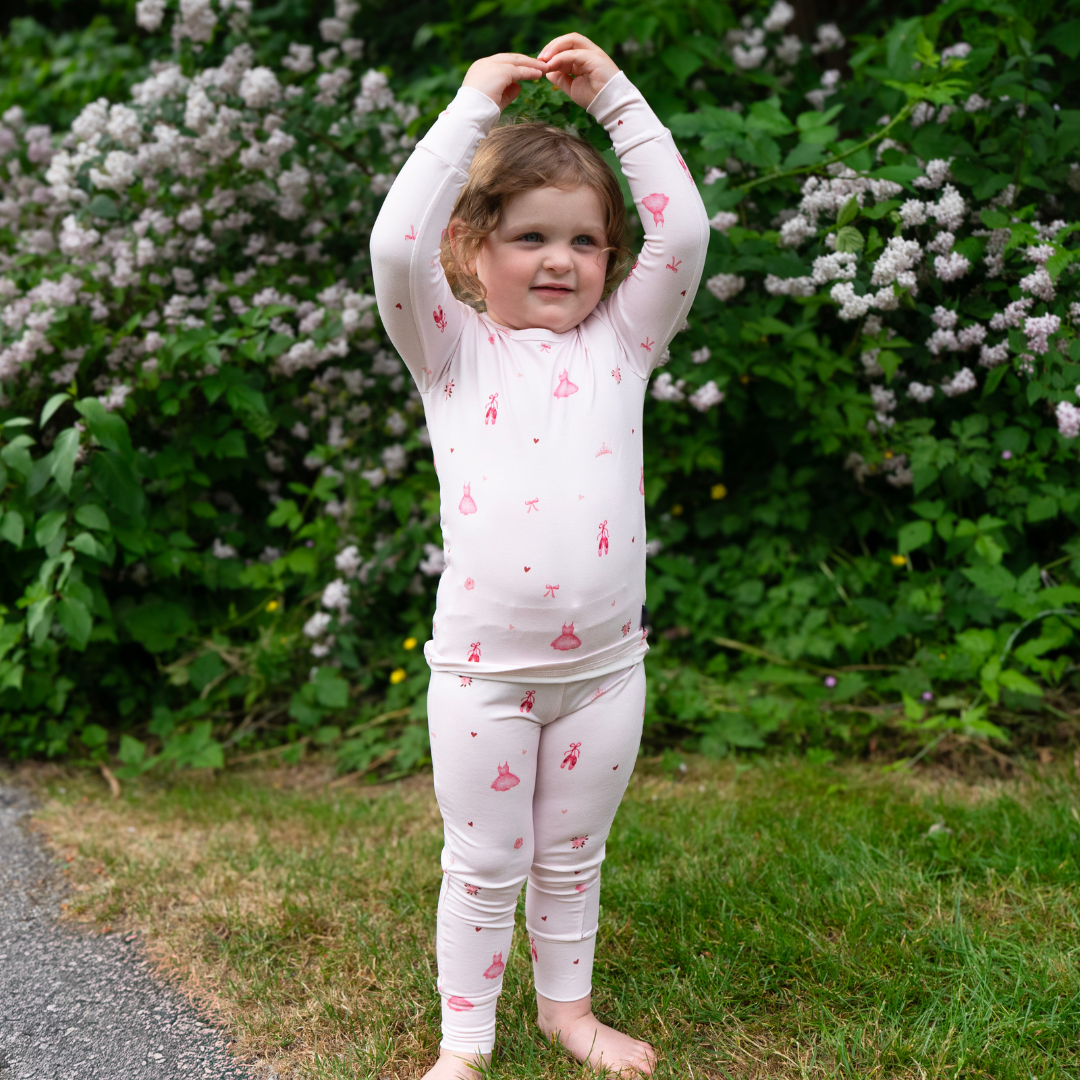 L/S PJ Set - Ballerina