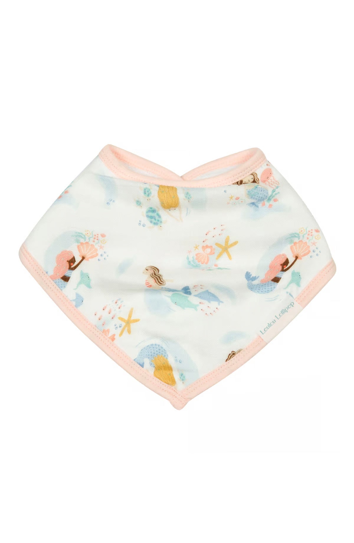 Loulou Lollipop Bandana Bib Set - Mermaids