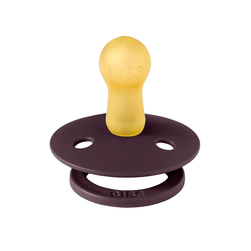 BIBS Pacifiers Colour Latex 2 Pack - Petal/Plum