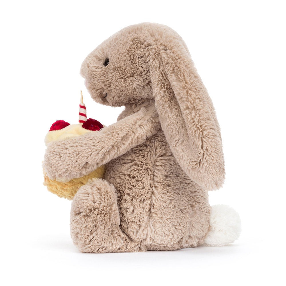 Jellycat Bashful Beige Bunny 'Birthday' – Active Baby