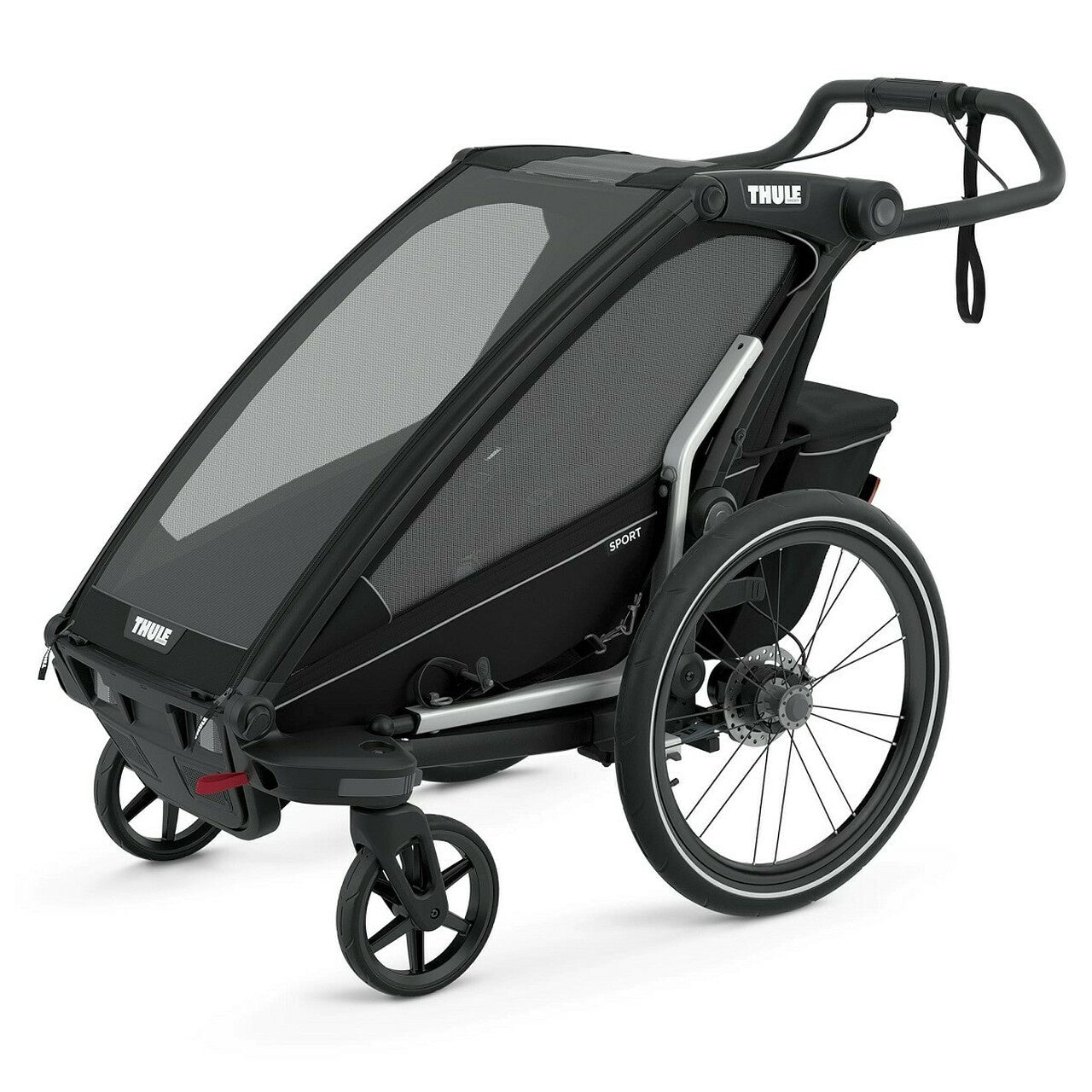 black Thule Chariot Sport Bike Trailer Single rider