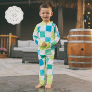 Honeysuckle Swim Sunsuit - Block Party