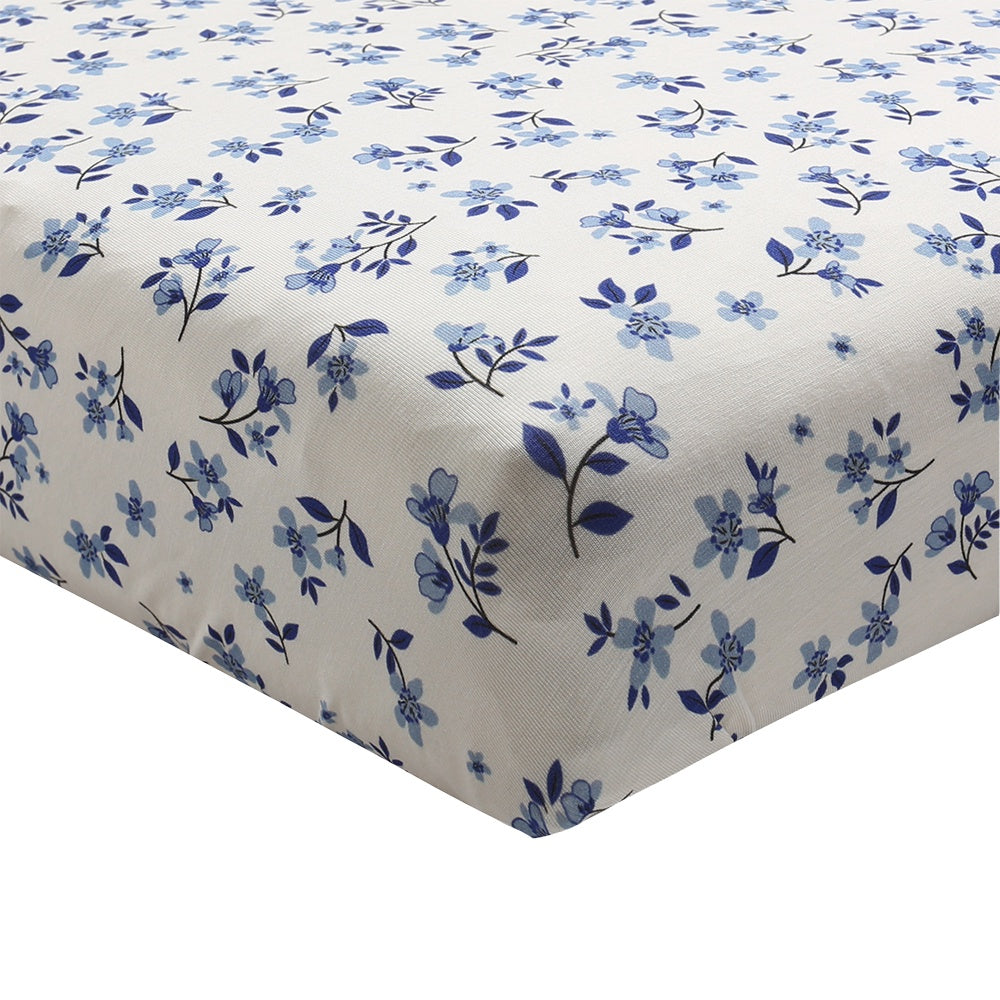Bamboo Crib Sheet - Bluebell
