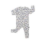 Footless Sleeper with Fold-over Cuffs - Bluebell
