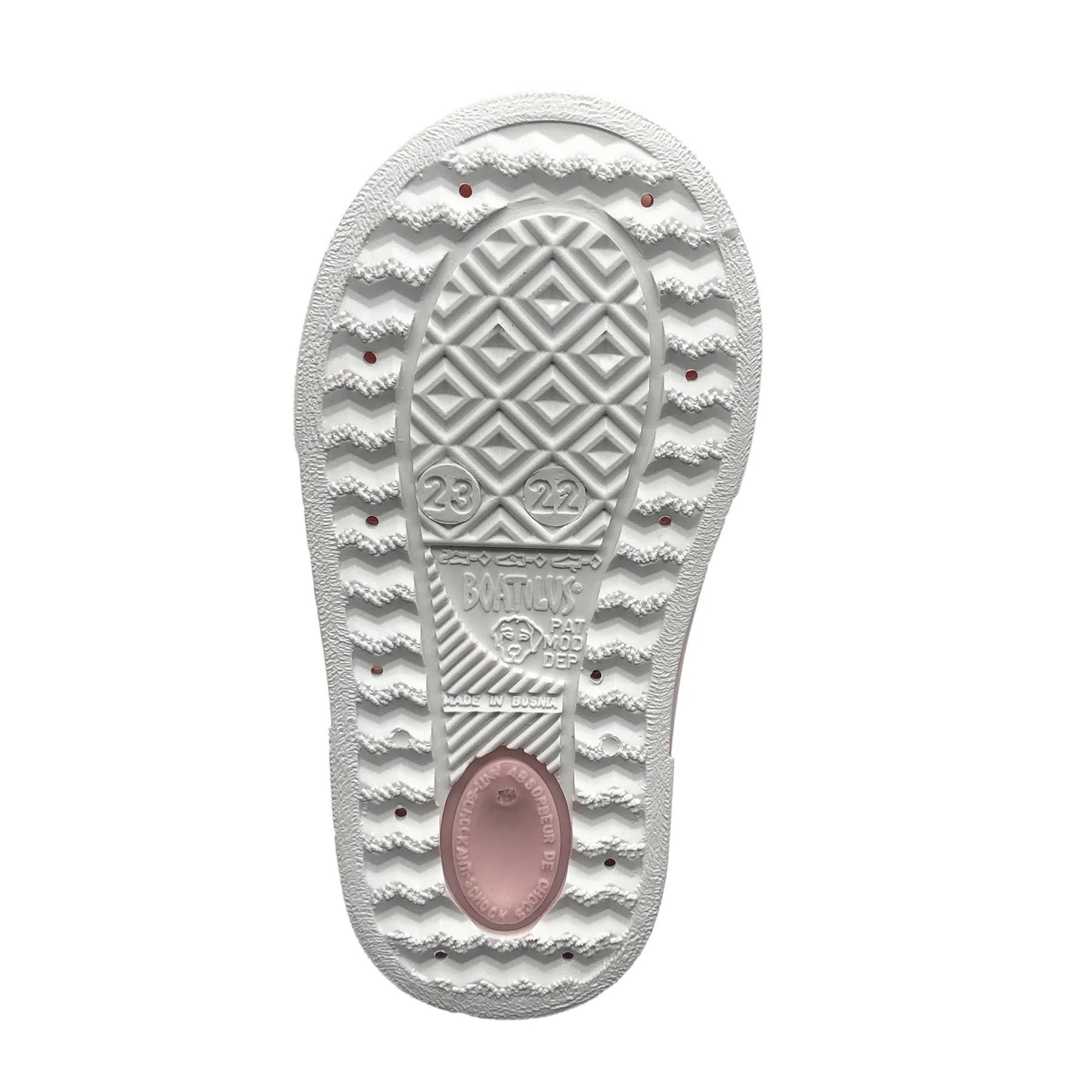 Boatilus Bioty Sandal - Old Pink/White