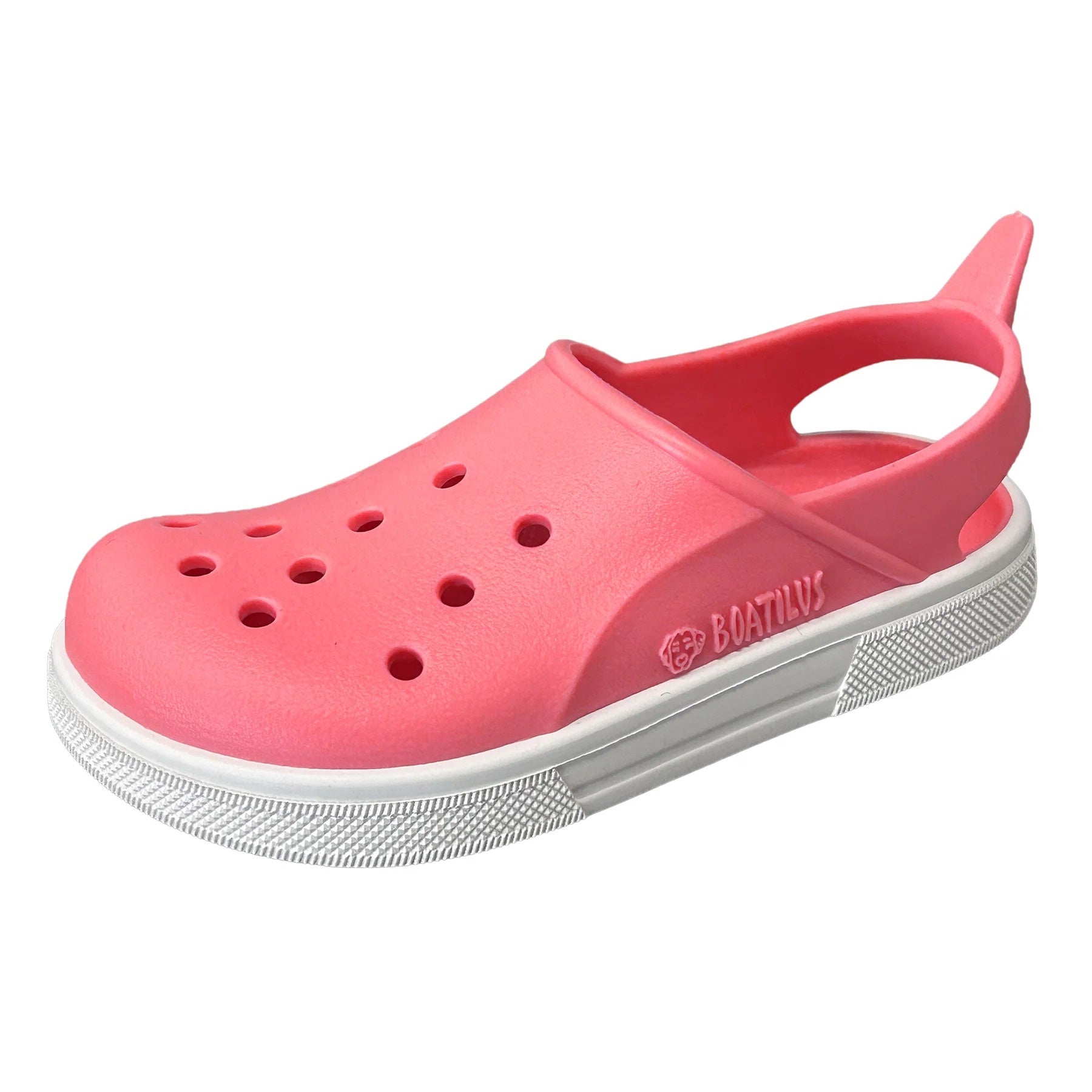 Boatilus Cloggy Sandals - Bright Fuchsia/White