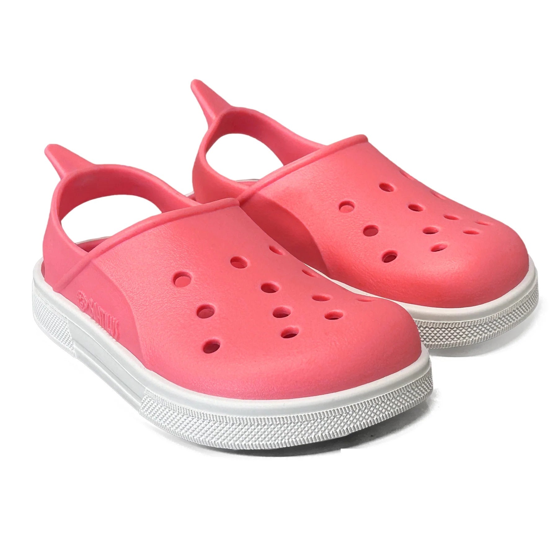 Boatilus Cloggy Sandals - Bright Fuchsia/White