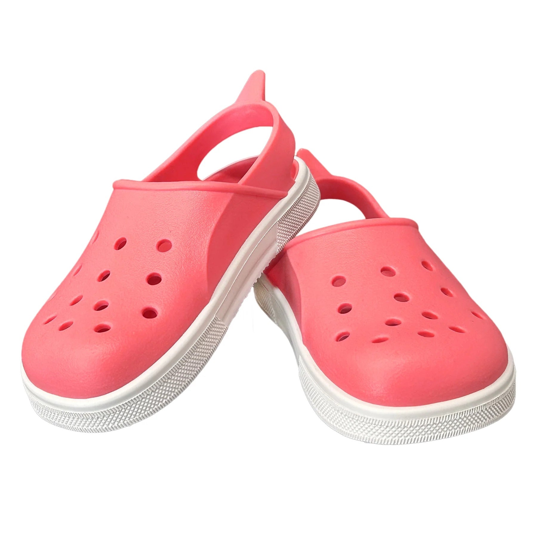 Boatilus Cloggy Sandals - Bright Fuchsia/White