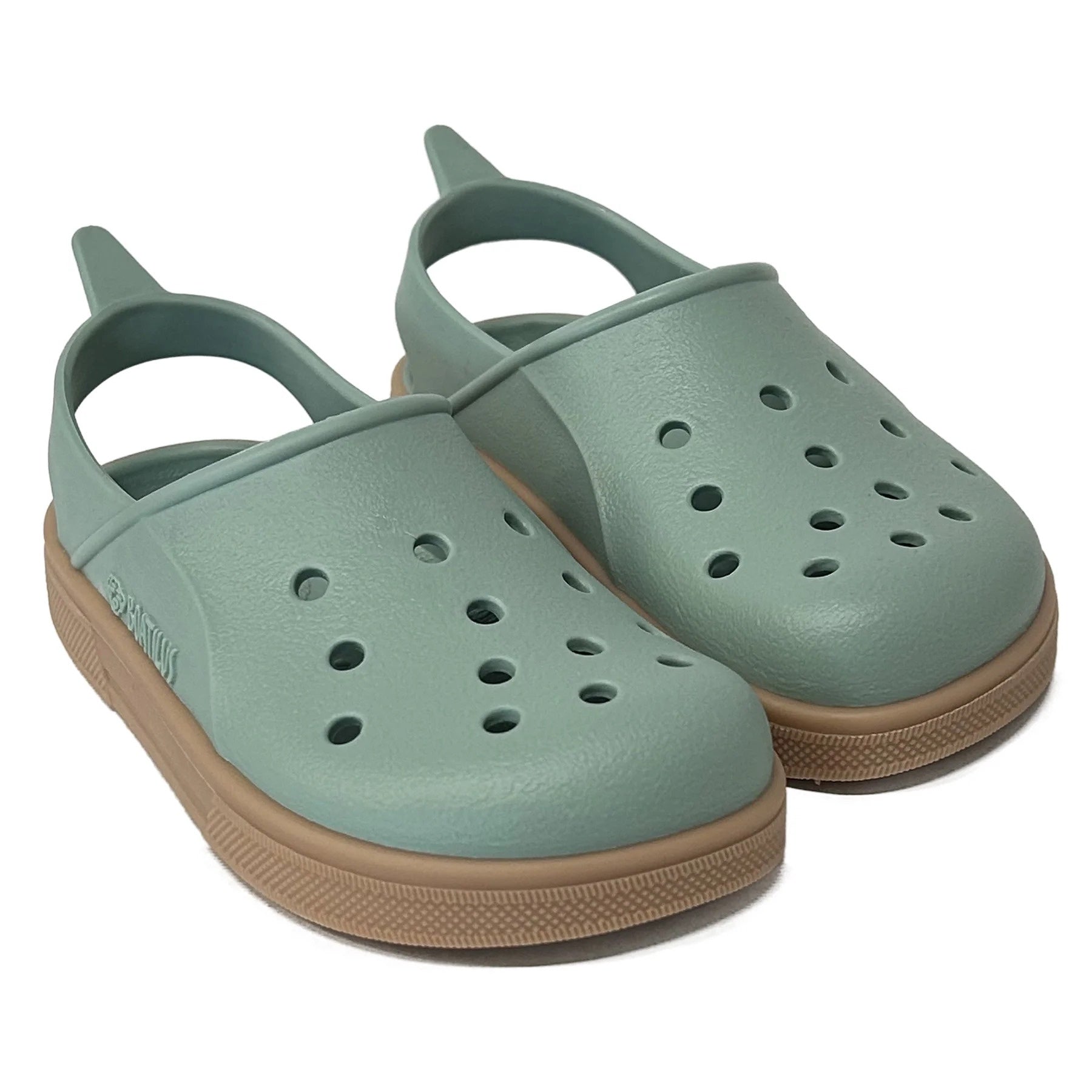 Boatilus Cloggy Sandals - Pastel Green/Beige
