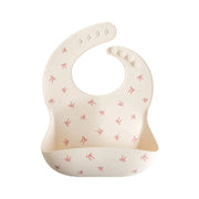 Mushie Silicone Baby Bib - Bows