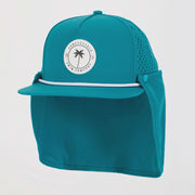 Honeysuckle Swim Snapback Sunhat - Bright Blue