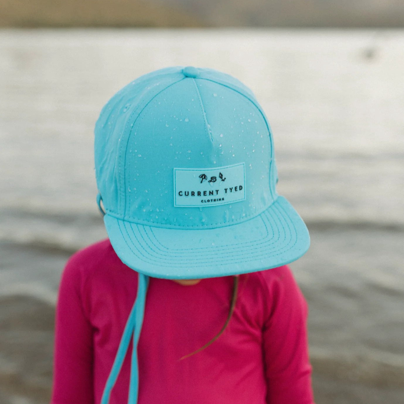 Current Tyed Clothing "Brights" Waterproof Snapback - Blue Curaco